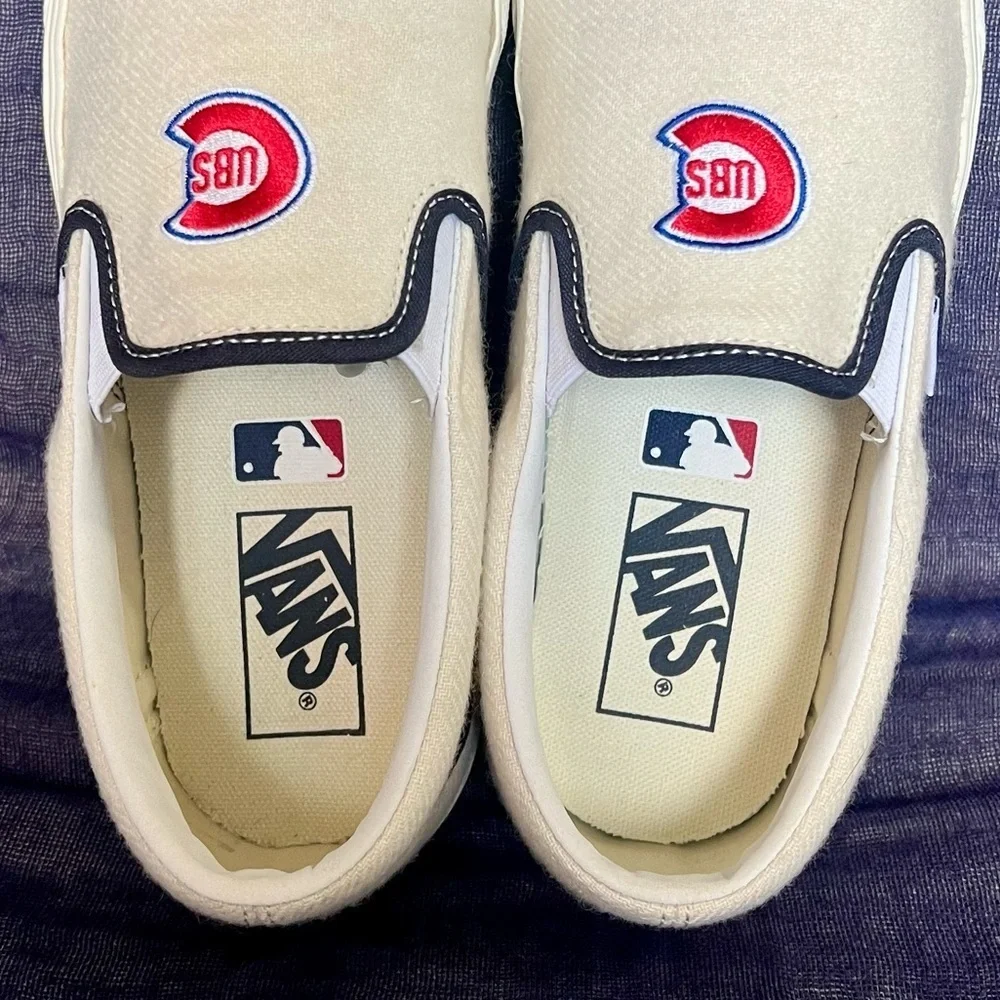 Vans Cubs Classic Slip On Wool Shoes